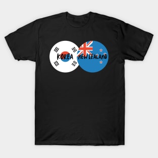 Korean New Zealander - Korea, New Zealand T-Shirt